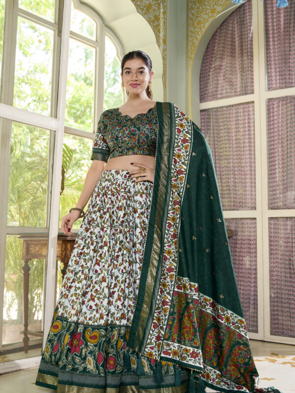 Royal Tusser Silk Lehenga Choli Set