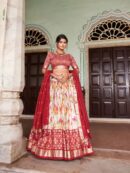 Exquisite Patola & Floral Tusser Silk Lehenga Set